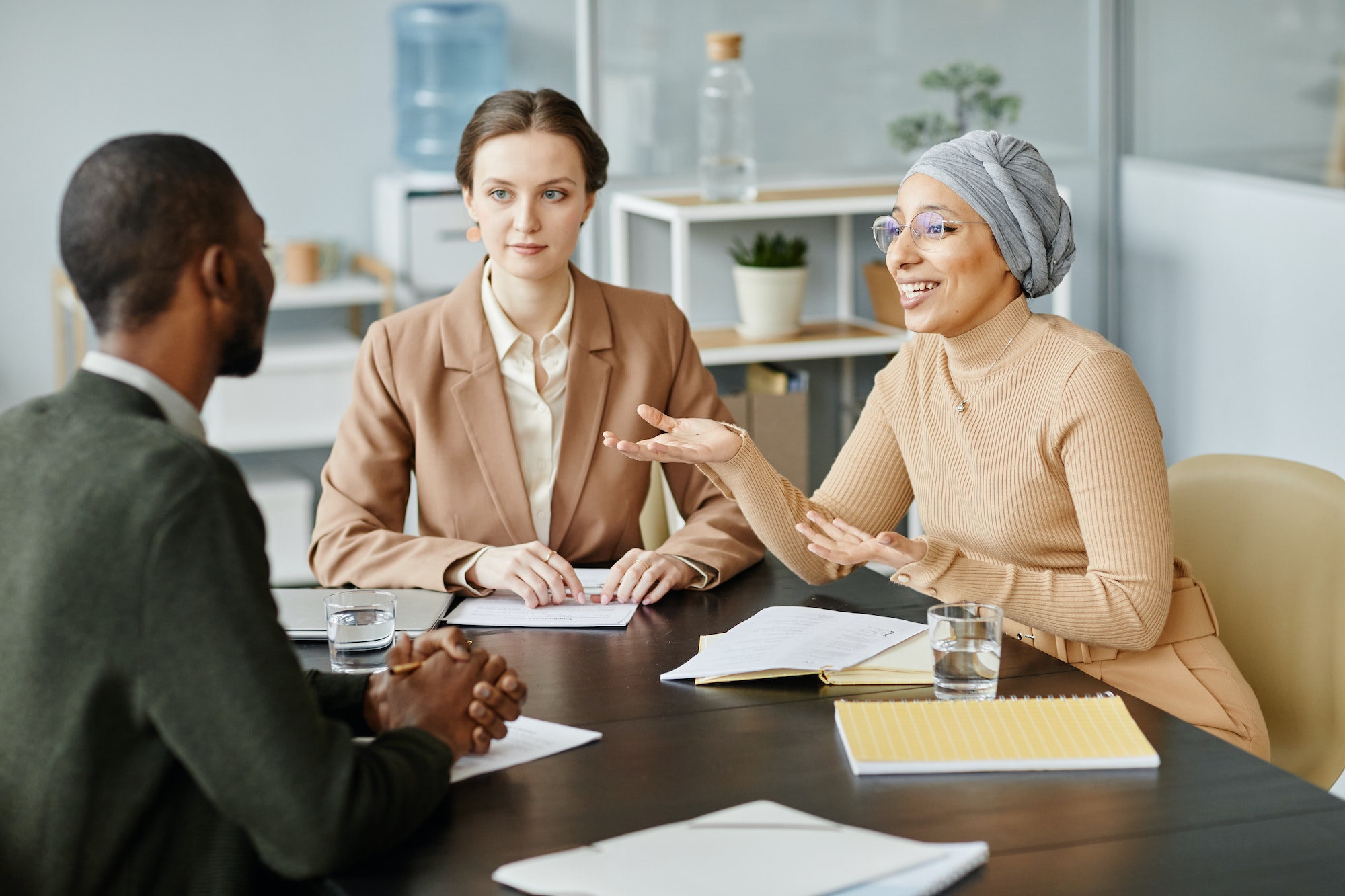 Diverse Business Team of Three