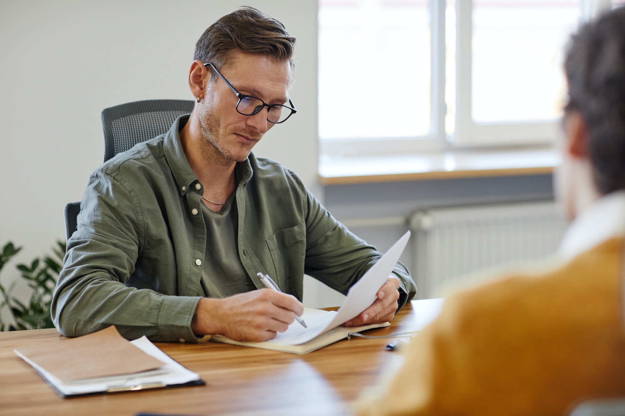 HR Manager Interviewing Candidate